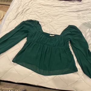 Green Abercrombie and Fitch shirt